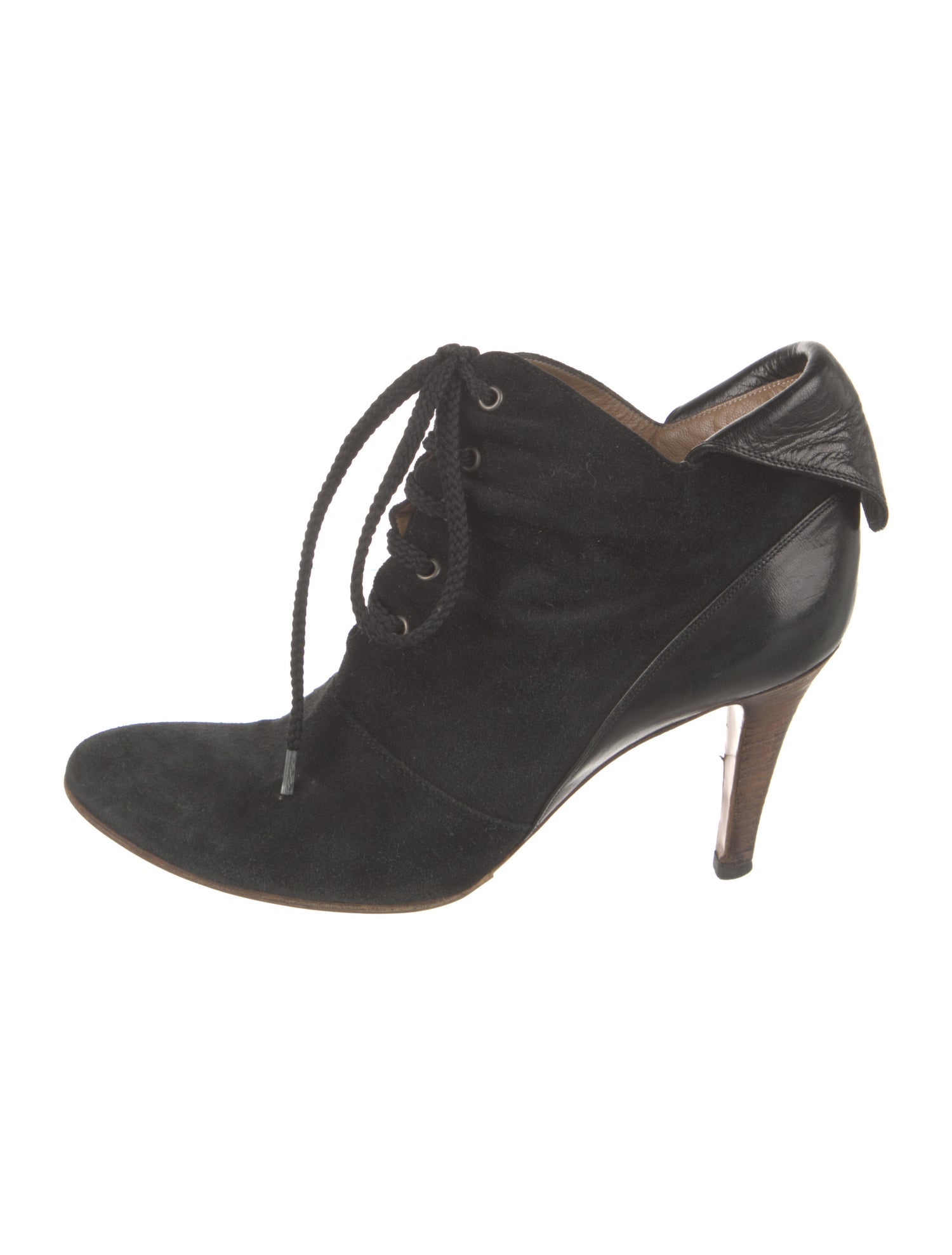 Chloé Suede Lace-Up Boots