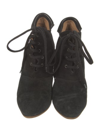 Chloé Suede Lace-Up Boots