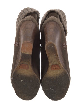 Chloé Suede Lace-Up Boots