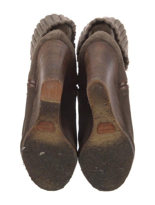 Chloé Suede Lace-Up Boots