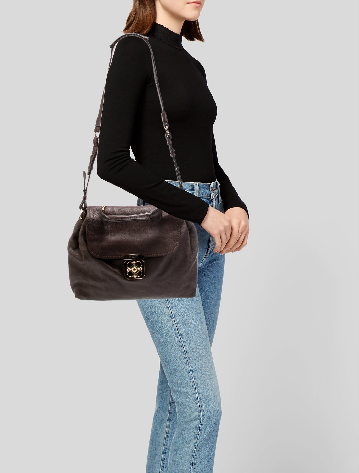 Chloé Leather Top Handle Bag