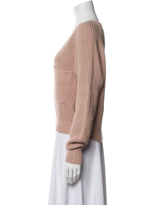 Chloé Wool Plunge Neckline Sweater