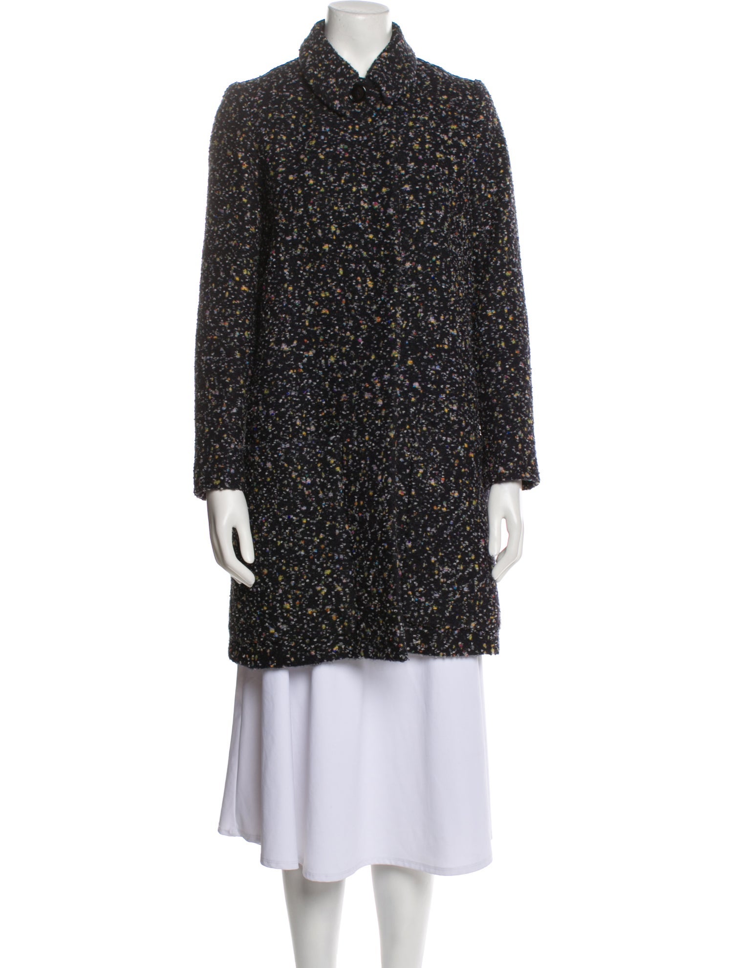 Chloé Tweed Pattern Coat