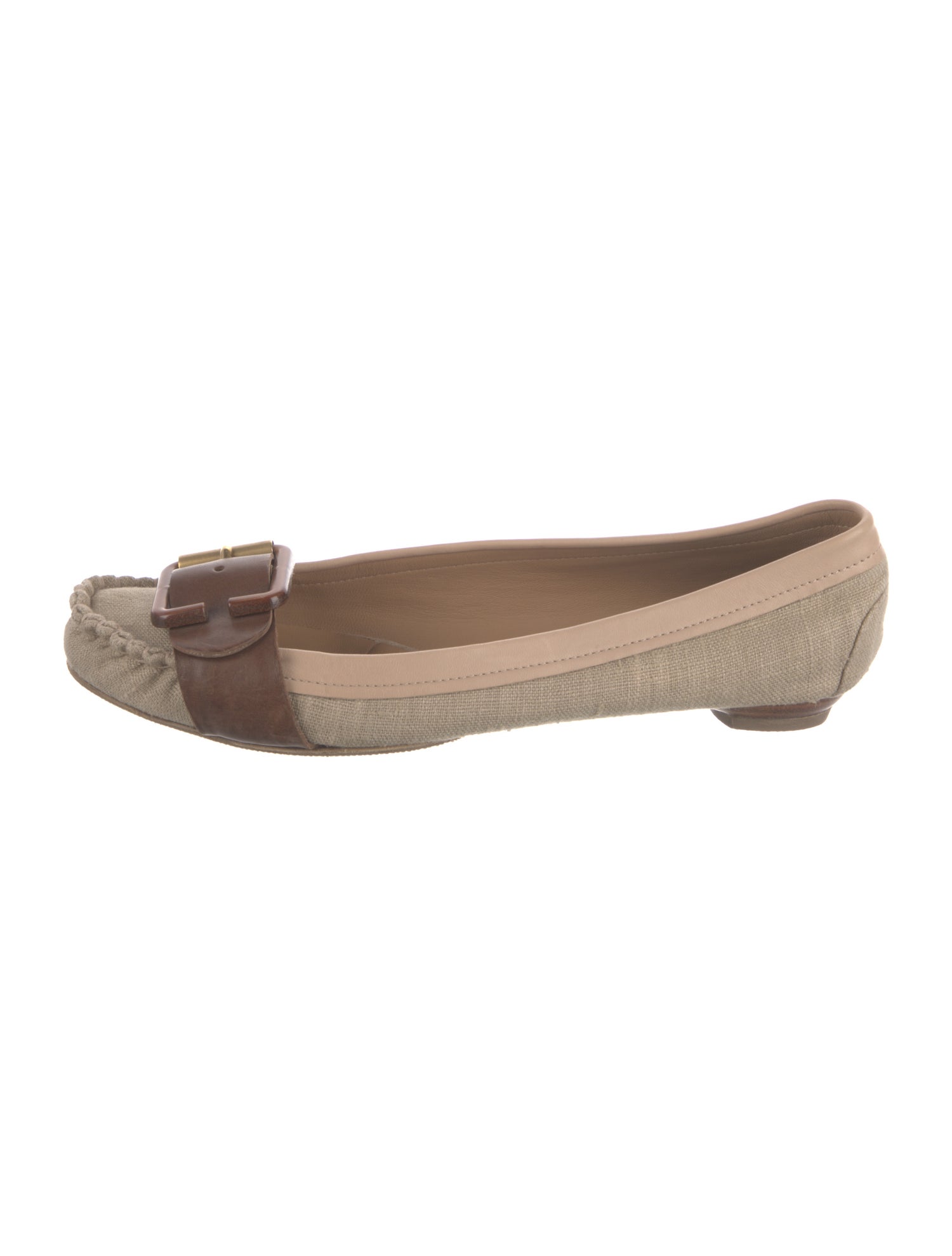 Chloé Canvas Printed Flats