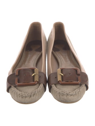 Chloé Canvas Printed Flats