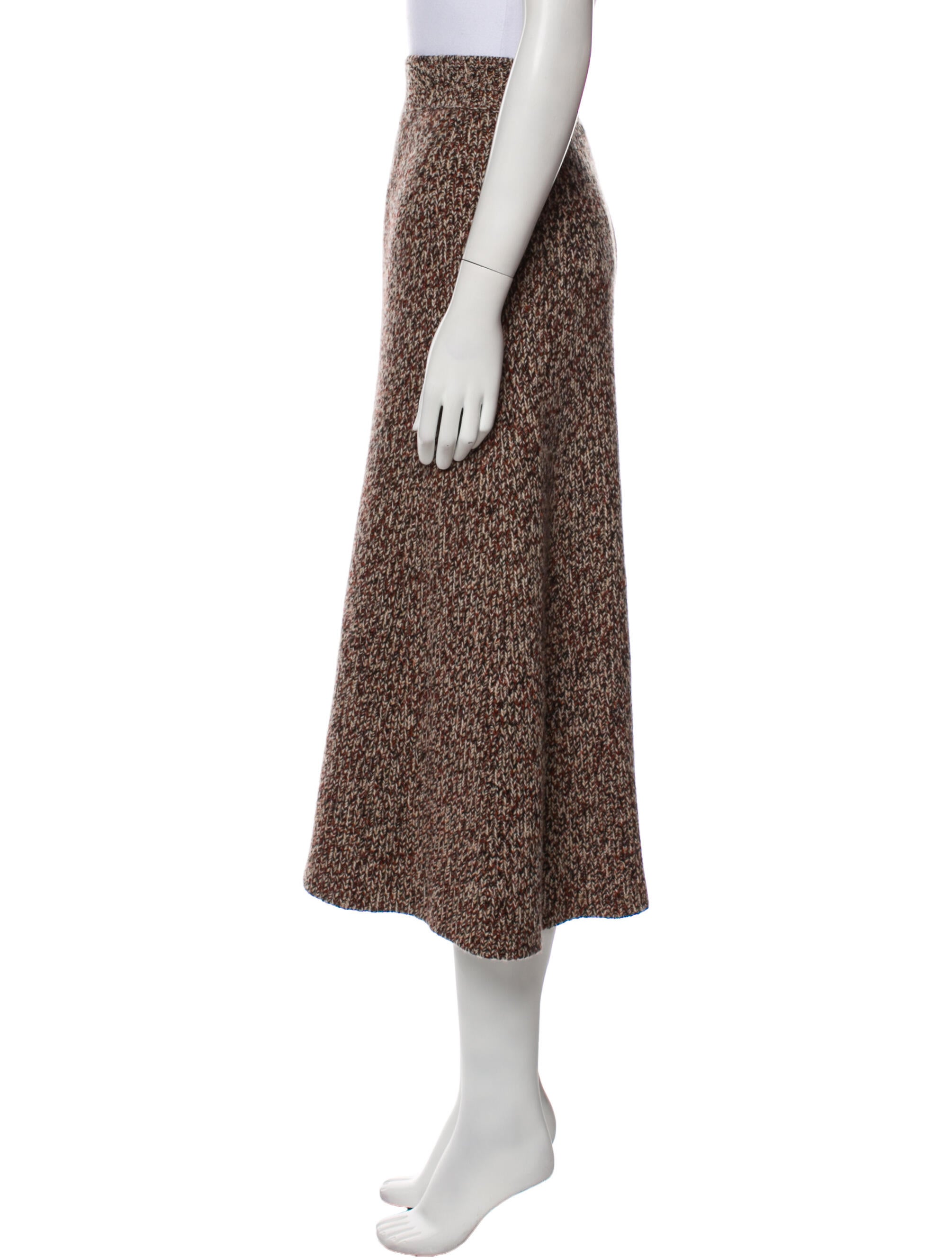 Chloé Cashwool Midi Length Skirt