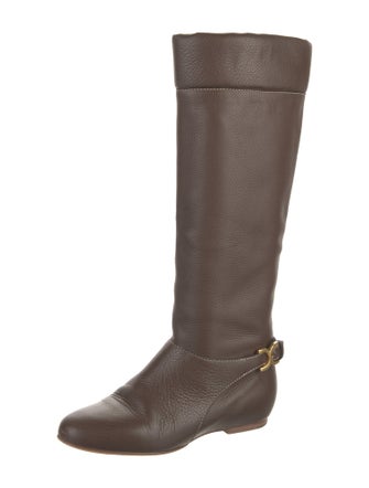 Chloé Leather Riding Boots