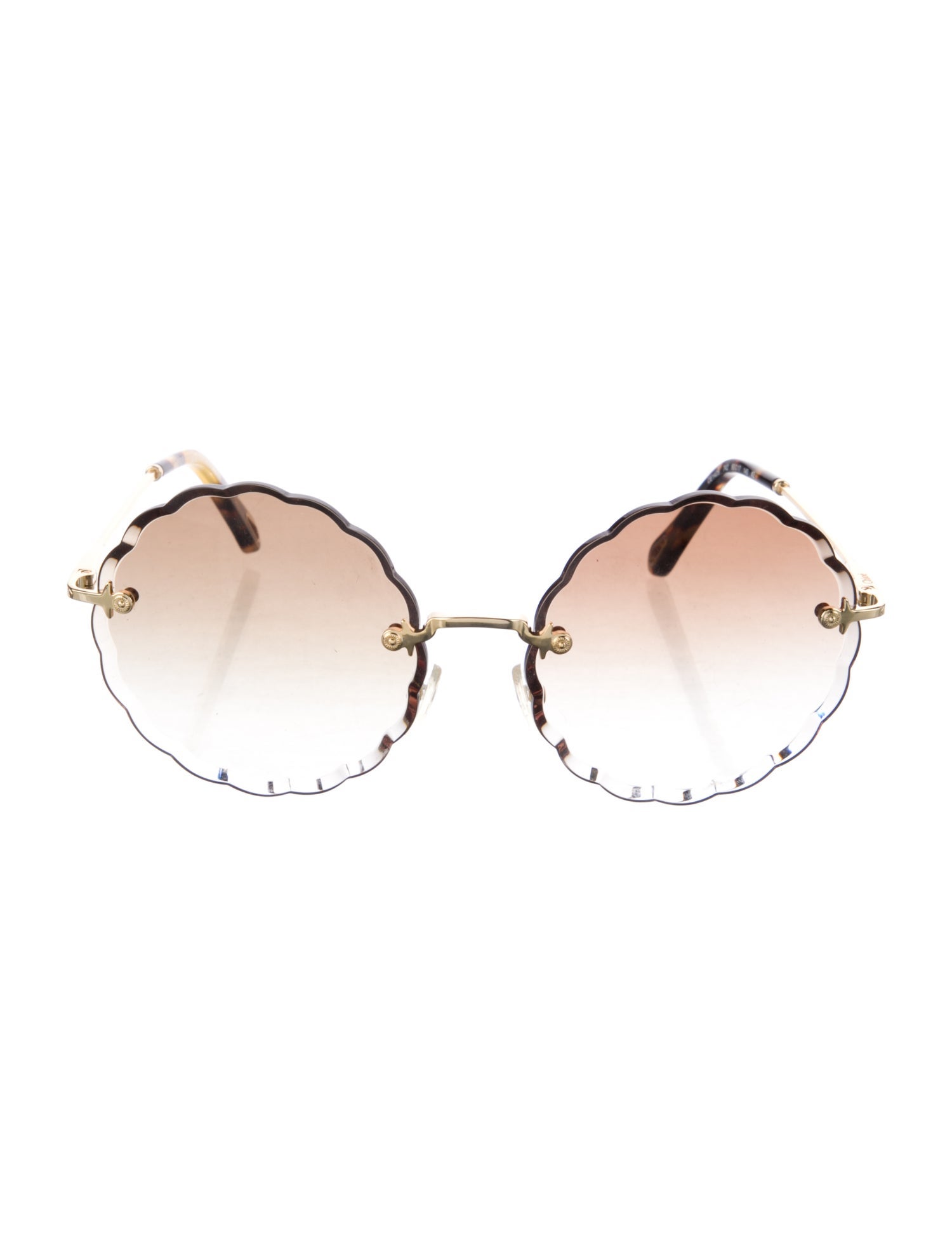 Chloé Round Gradient Sunglasses