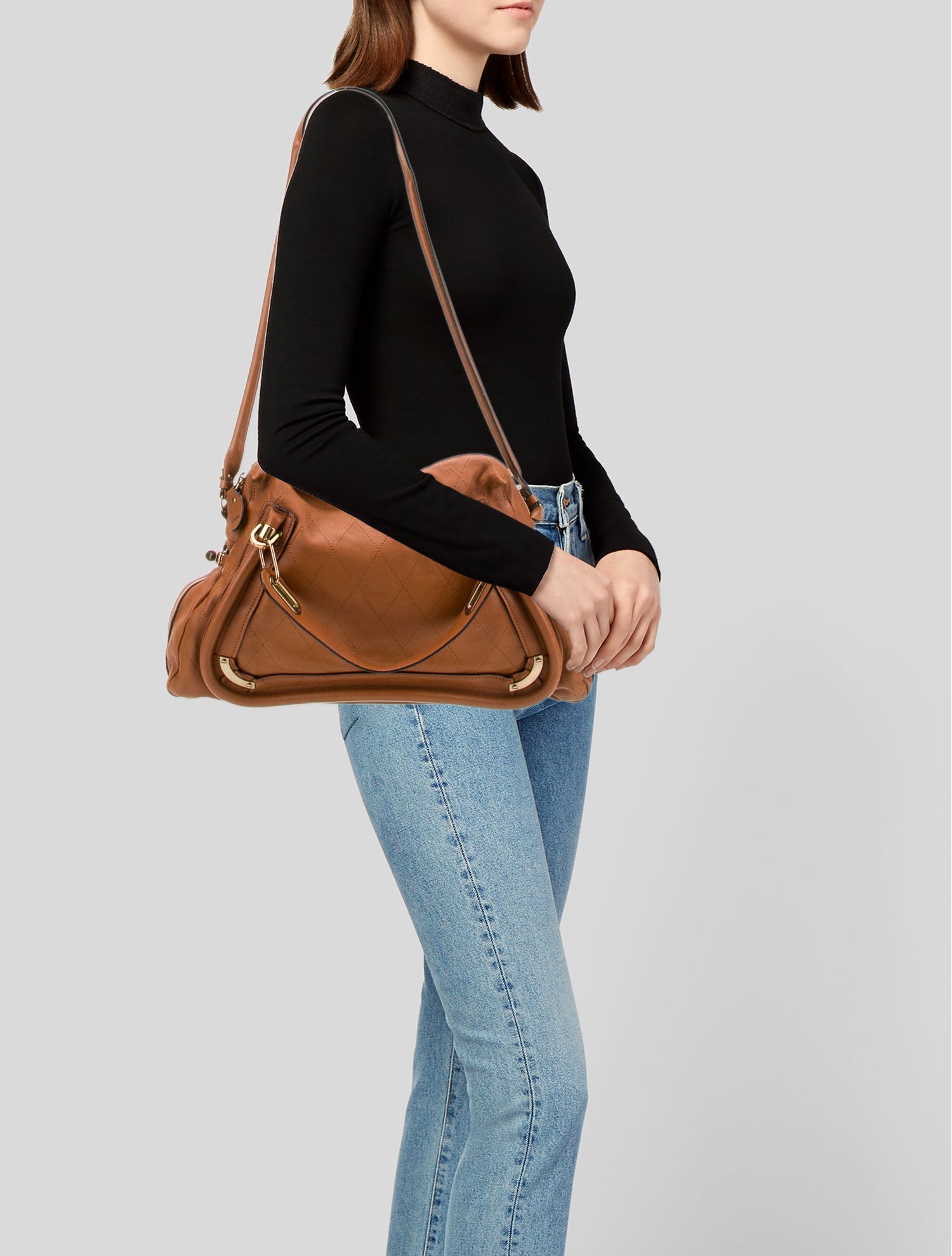 Chloé Leather Top Handle Bag
