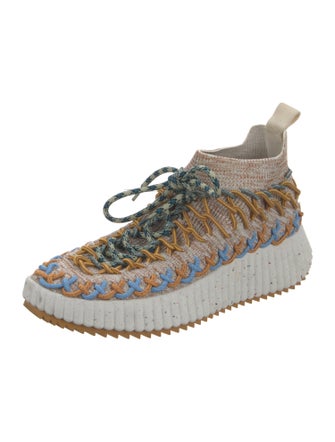 Chloé Patterned Sock Sneakers