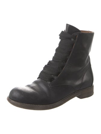 Chloé Leather Combat Boots