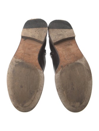 Chloé Leather Combat Boots