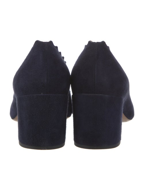 Chloé Suede Scalloped Accent Pumps