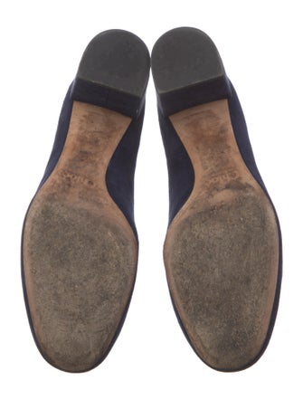 Chloé Suede Scalloped Accent Pumps