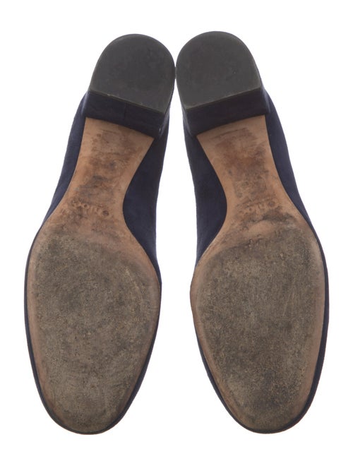 Chloé Suede Scalloped Accent Pumps