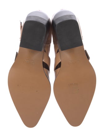 Chloé Leather Lace-Up Boots