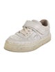 Chloé Leather Scalloped Accent Sneakers