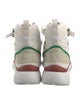 Chloé Canvas Striped Wedge Sneakers
