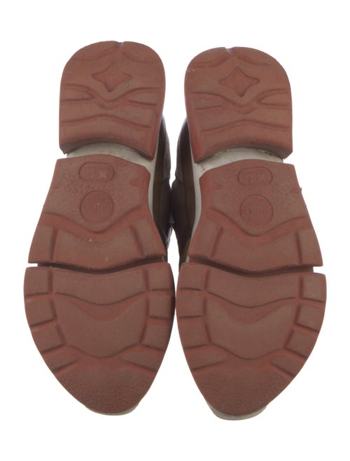 Chloé Suede Colorblock Pattern Sneakers