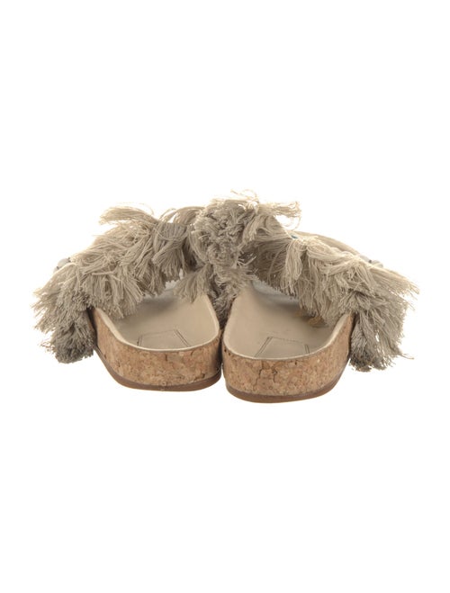 Chloé Printed Embroidered Accent Slides