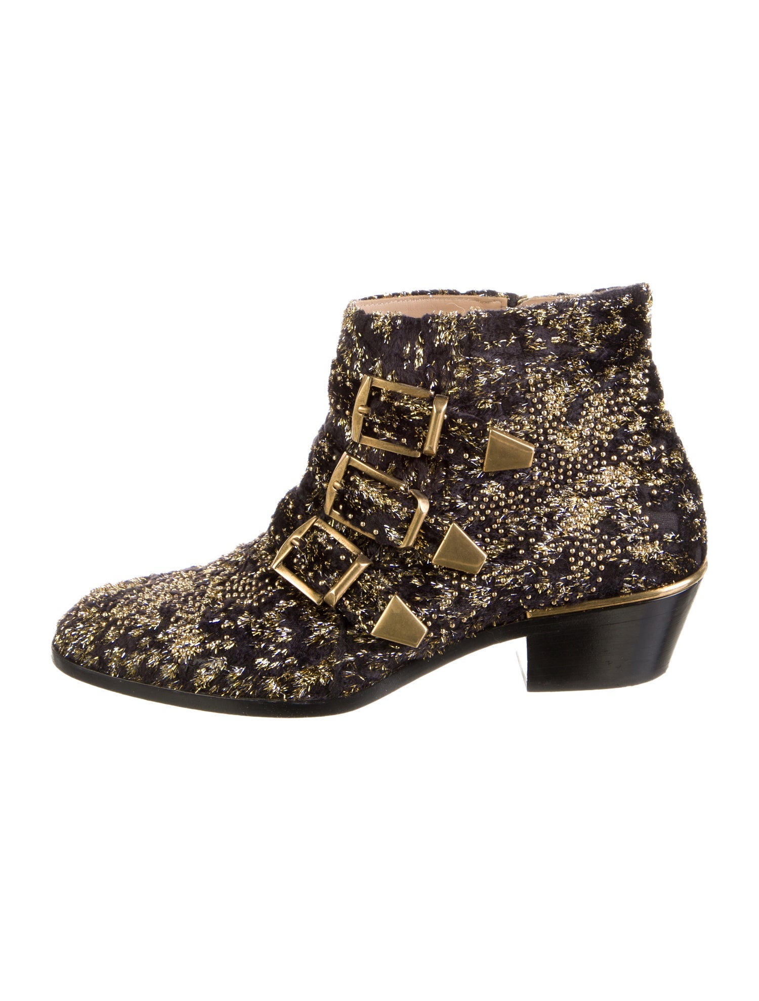 Chloé Studded Accents Boots