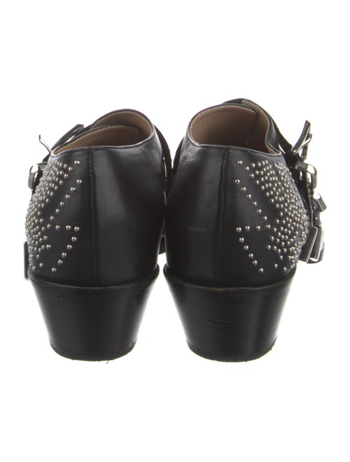 Chloé Leather Studded Accents Boots