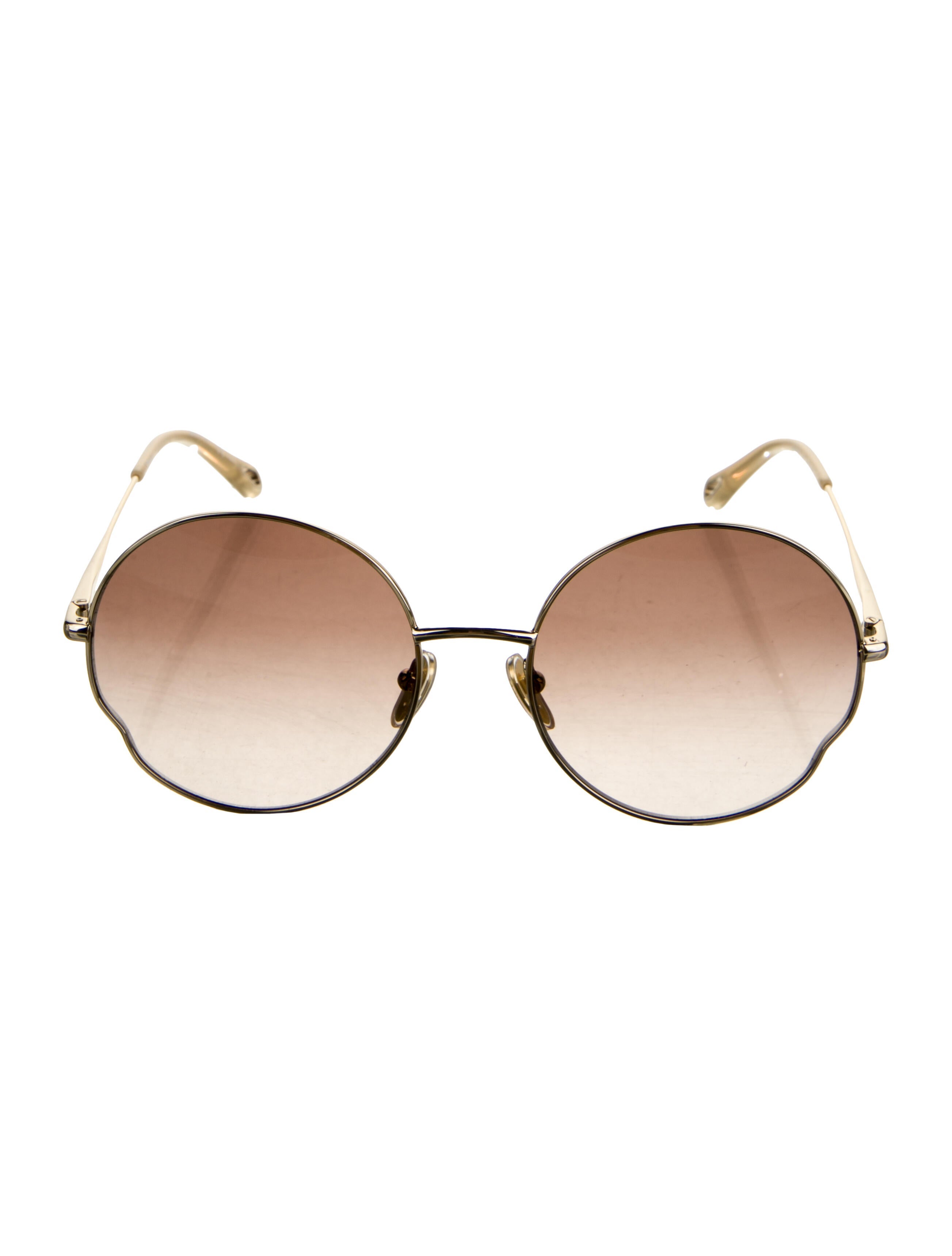 Chloé Round Gradient Sunglasses