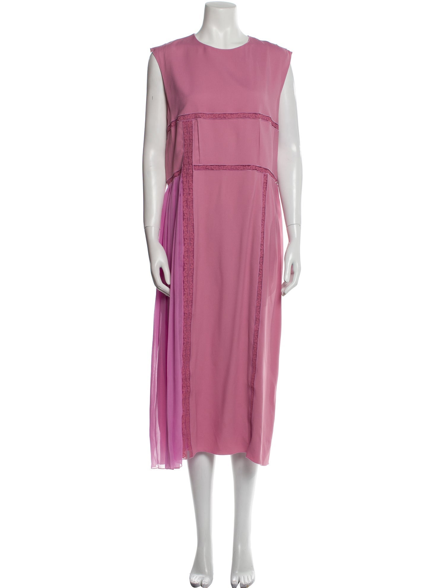 Chloé Crew Neck Long Dress