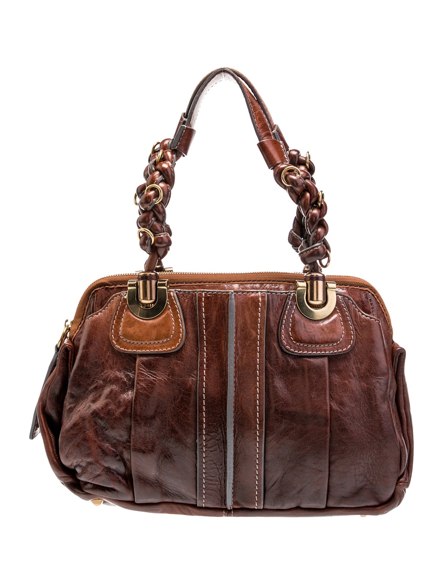 Chloé Leather Top Handle Bag