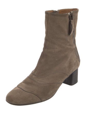 Chloé Suede Combat Boots