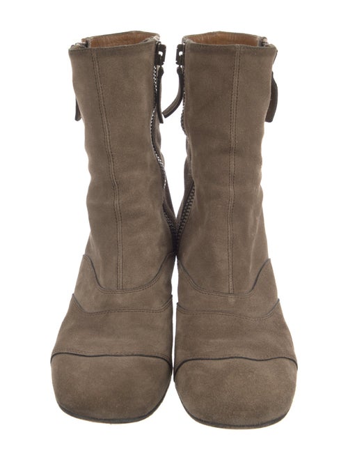 Chloé Suede Combat Boots