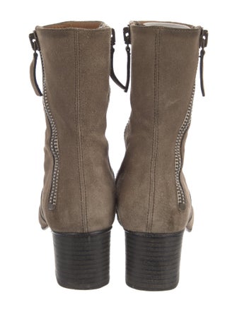 Chloé Suede Combat Boots