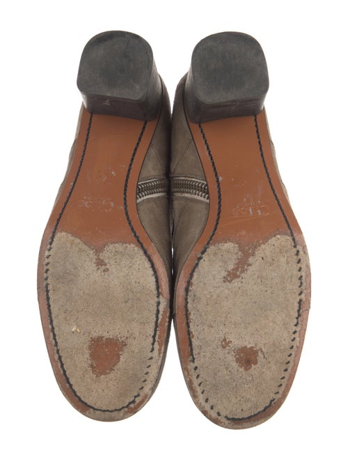 Chloé Suede Combat Boots