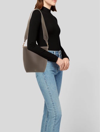 Celine Leather Seau Sangle Small