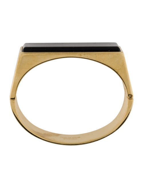 Chloé Rectangular Stone Hinged Bracelet