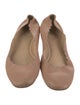 Chloé Leather Scalloped Accent Ballet Flats
