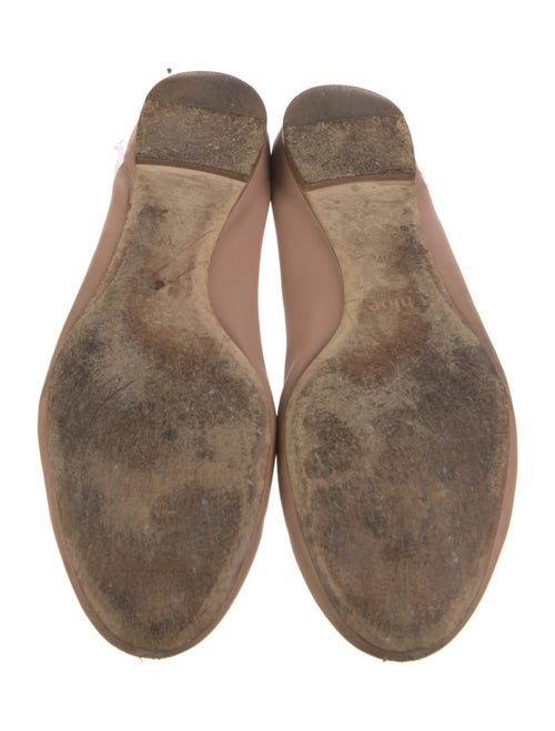Chloé Leather Scalloped Accent Ballet Flats