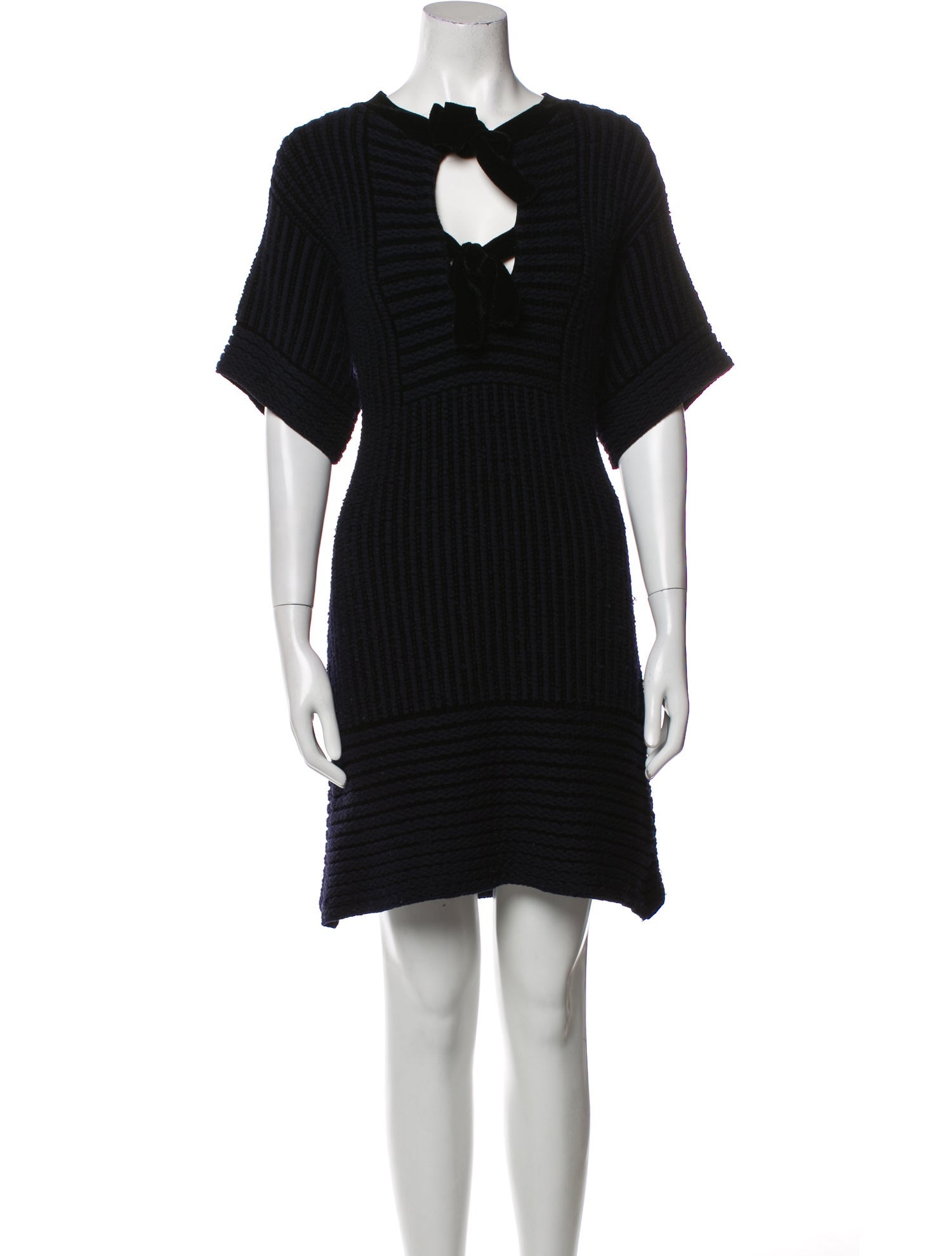 Chloé V-Neck Mini Dress