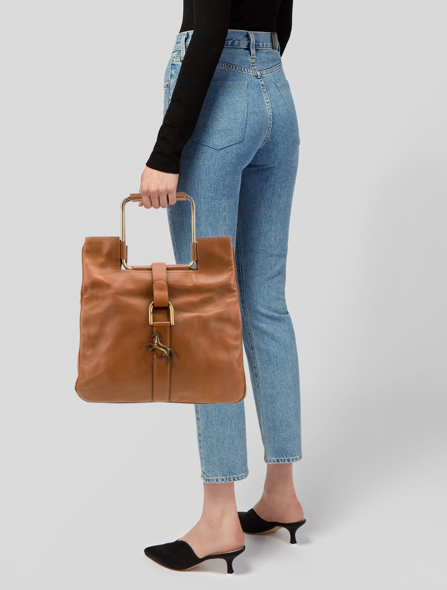 Chloé Leather Top Handle Bag