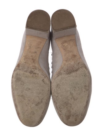 Chloé Suede Scalloped Accent Pumps