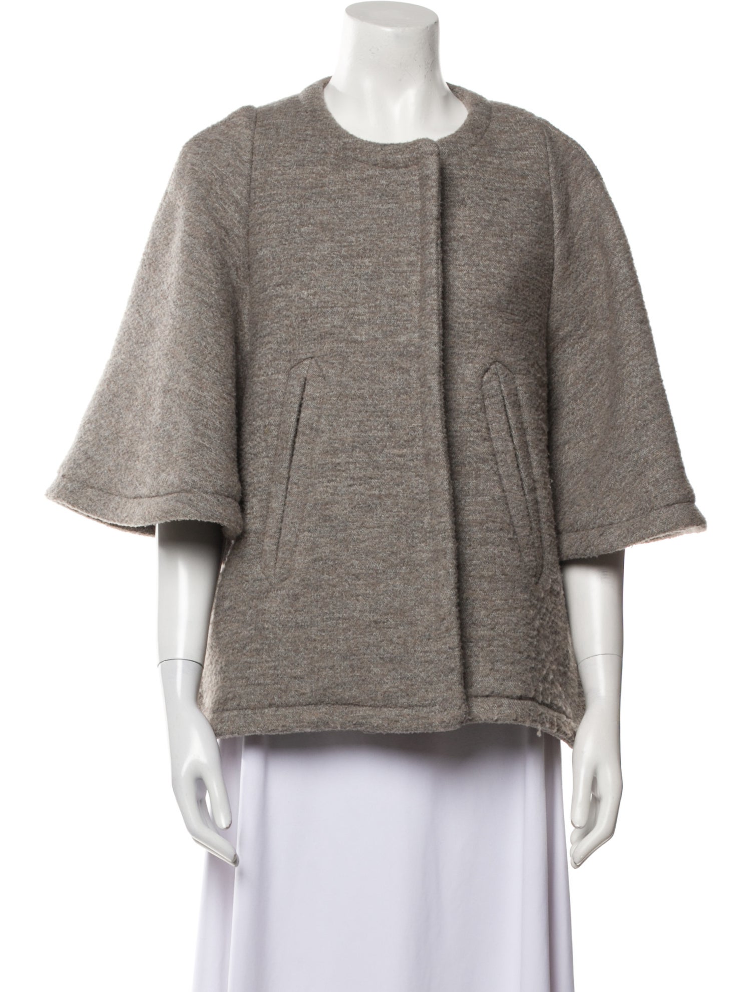 Chloé Virgin Wool Tweed Pattern Jacket