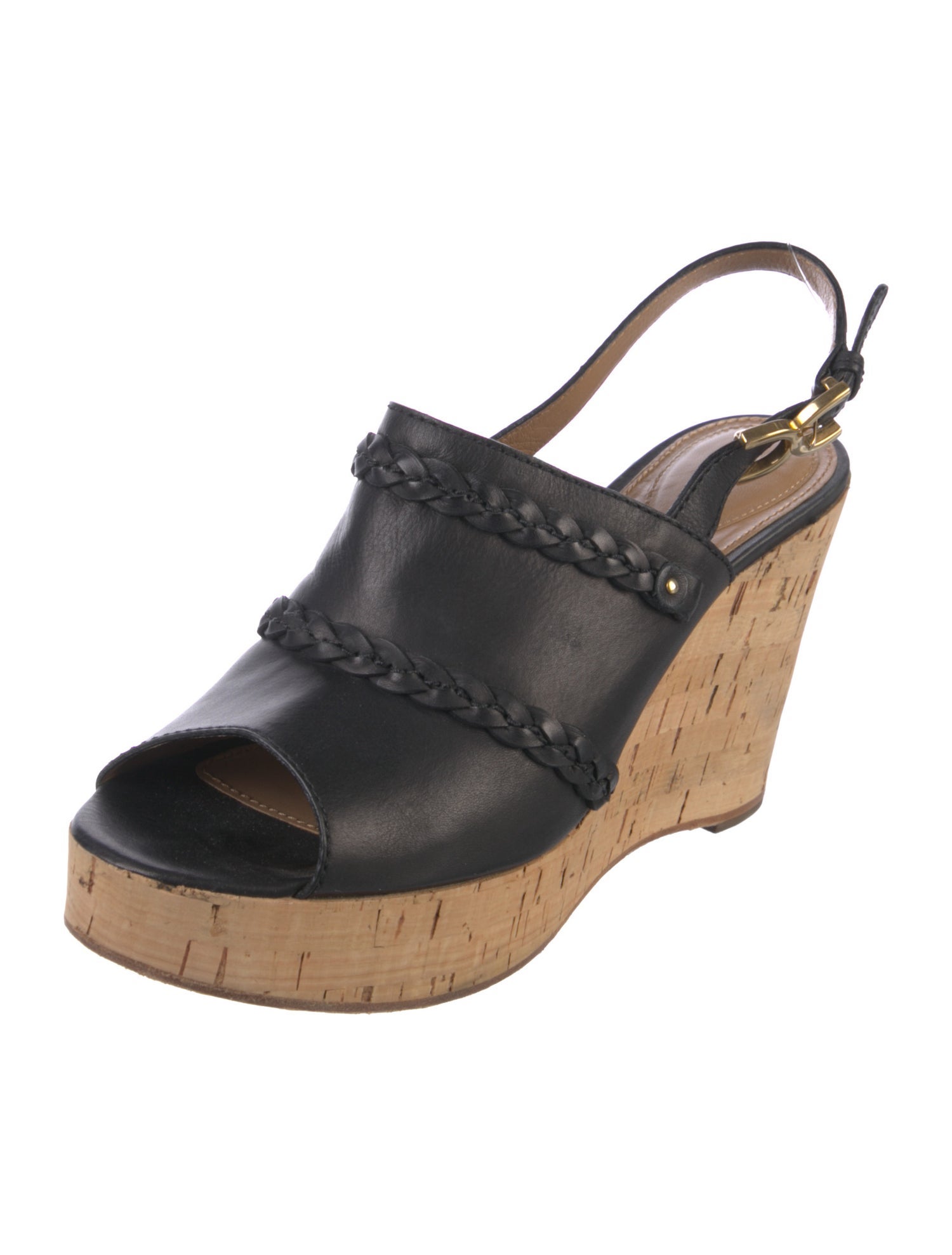 Chloé Leather Slingback Sandals