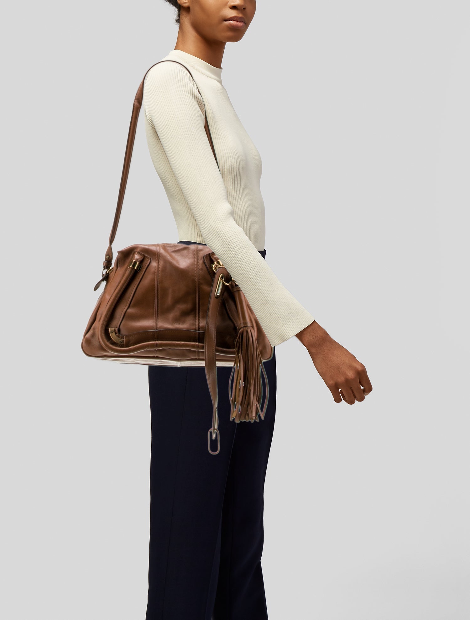 Chloé Leather Top Handle Bag