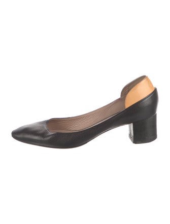 Chloé Leather Colorblock Pattern Pumps