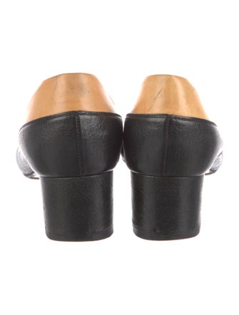 Chloé Leather Colorblock Pattern Pumps
