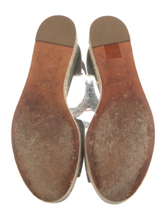 Chloé Suede Scalloped Accent Espadrilles