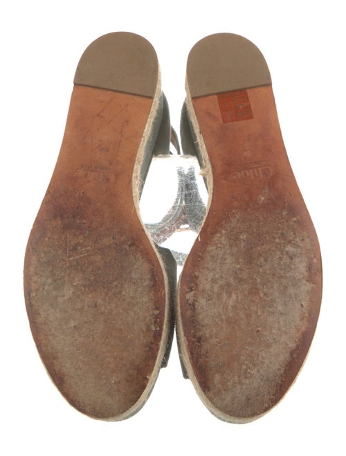 Chloé Suede Scalloped Accent Espadrilles