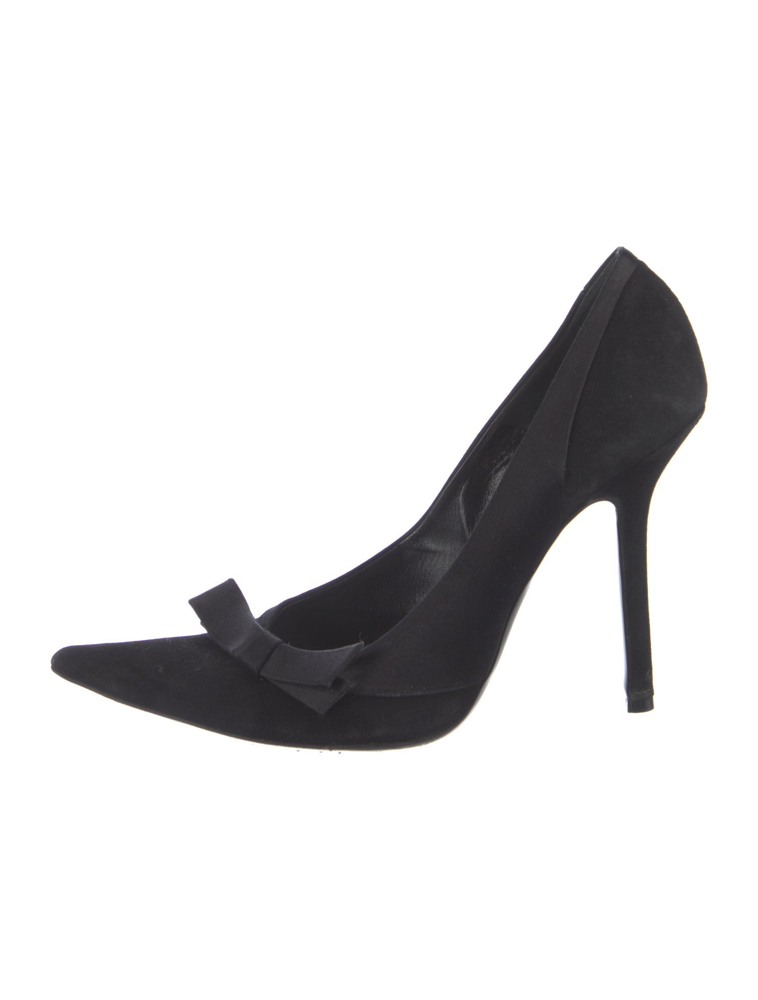 Chloé Patent Leather Bow Accents Pumps