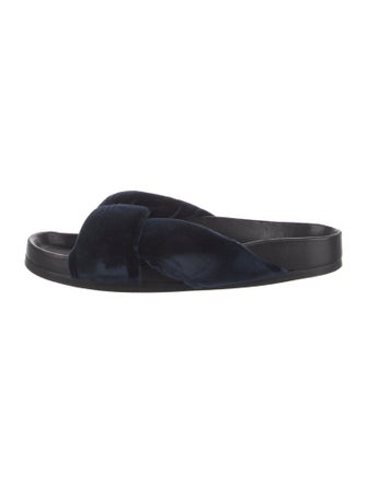 Chloé Velvet Slides