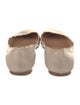 Chloé Leather Scalloped Accent Ballet Flats